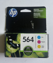 hp 564 Tri-Color Ink Cartridges Cyan Magenta Yellow Combo Sealed Genuine Jul2020 - £8.98 GBP