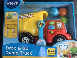 Brand NEW &quot;VTech Drop and Go Dump Truck&quot; It Sings, Talks Teaches Music Lights - £12.37 GBP