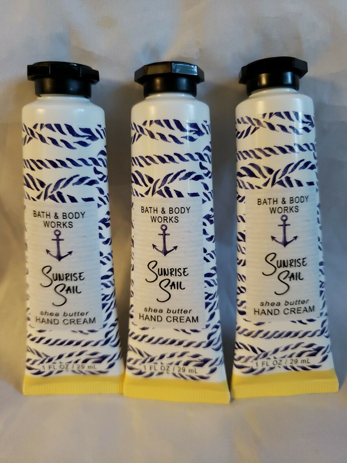 Primary image for Bath & Body Works BBW SUNRISE SAIL Hand Cream 1 oz EACH X3