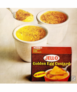 1966 Jell-O Golden Egg Custard Advertisement Vintage Pudding Dessert DWJJ11 - $41.35 CAD