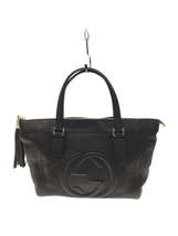 Gucci Tote Bag Leather Black Plain - £1,383.75 GBP
