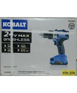 Kobalt 0672823 24v Max Brushless Compact Drill Driver Kit Cordless New i... - £127.08 GBP