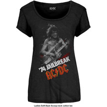 Ladies ACDC Jailbreak Angus Young Rock Official Tee T-Shirt Womens Girls - £25.27 GBP