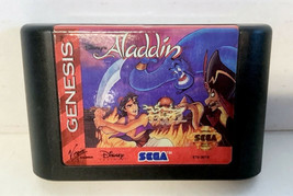 Disney&#39;s Aladdin Sega Genesis 1993 Video Game CARTRIDGE ONLY action platformer - £14.82 GBP
