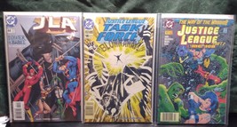 3 DC Justice league comic books  - $14.03