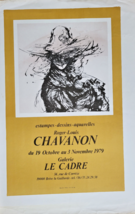 Roger Louis Chavanon - Original Exposición Póster -Muy Raro- Cartel-1979 - £117.06 GBP