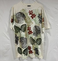 Stefano Basics Floral Maui Hawaiian Vintage All Over Print Shirt Mens Size Large - £82.70 GBP