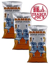  X3 Trader Joe&#39;s Bamba Peanut Snacks 3.5 oz / 100g - FREE SHIPPING !!  - £12.23 GBP