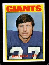 1972 Topps #76 Bob Grim Vg+ (Rc) Ny Giants *X81838 - $0.97