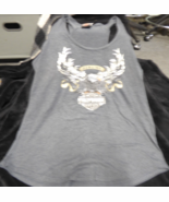Harley Davidson Women Tank XL gray tank top extra Large from Belize - $21.94 CAD