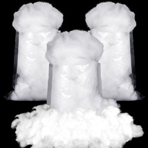 Christmas Fake Snow Decor Artificial Snow Fluffy Fiber Stuffing Snow Cov... - $26.59