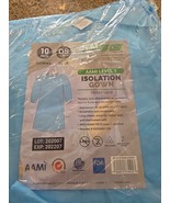 10 Medical PPE Reusable Isolation Gown for Dentists, Hygienists, Doctors... - $5.93