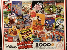 Disney Mickey Mouse 2000 Piece Jigsaw Puzzle BRAND NEW FUN FOR THE WHOLE... - $65.00