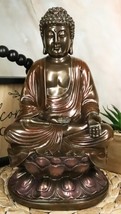Ebros Eastern Enlightenment Buddha Sakayamuni Meditating on Lotus Seat 10&quot;H - $54.99