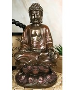Ebros Eastern Enlightenment Buddha Sakayamuni Meditating on Lotus Seat 10&quot;H - $1,034.42 MXN