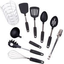 Gibson Chef&#39;s Better Basics 9-Piece Utensil Set with Round Shape Wire Caddy - $68.62