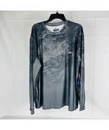 NWT Habit Men&#39;s 2XL Performance Tee Turtle Pond Long Sleeve Gray Cooling... - £17.29 GBP