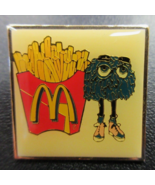 McDonalds Fry Guy with Fries Collectible Pinback Pin Button - £11.79 GBP