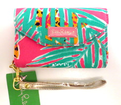 Lilly Pulitzer Ring Me Up Wristlet Hotty Pink Mini Case for iPhone 3, 4,... - £23.98 GBP