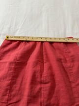 Nic + Zoe Women's Peach Rear Zipper Pull-On Skirt Size 12 Measured Waist 31" image 14