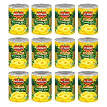 DEL MONTE Canned Pineapple Slices in 100% Juice, Canned Fruit, 12 Pack, 20 Oz Ca - £29.17 GBP