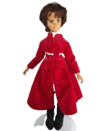 Vintage 15” Eegee 1963 Doll Pixie Cut Big Eyes Red Coat Open Close Lashe... - £38.92 GBP