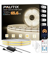 Pautix Cob Led Strip Light 65.6Ft/20M,Work With Alexa/Google Assistant,9... - $1,940.36 MXN