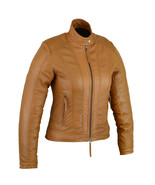 Women Motorbike Ladies Biker Fashion Leather Jacket - $134.99+