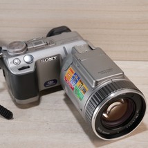 Sony Cyber-shot DSC-F707 4.9MP Digital Camera - Silver *GOOD/TESTED* - £32.89 GBP