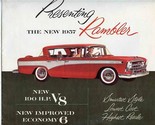The New 1957 Rambler Sales Brochure Smarted Style Lowest Cost Highest Re... - $13.86