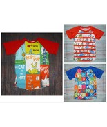 NEW Boutique Dr Seuss Cat in the Hat Short Sleeve Back to School Shirt - $12.99