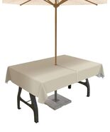 Outdoor Tablecloth Khaki Ombre Rectangle 60x84 with Umbrella Hole Zipper - €19,32 EUR