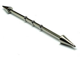 Barre d&#39;échafaudage industrielle Spike Barre crantée 38 mm 14 g (1,6 mm)... - £6.71 GBP
