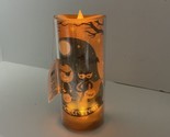 Silvestri Trick or Treat Candle Acrylic Battery Operated LED  Halloween - £13.59 GBP