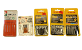 Sewing Machine Needles in Packages Total 17 Needles Various Sizes Singer &amp; Penn - £9.53 GBP