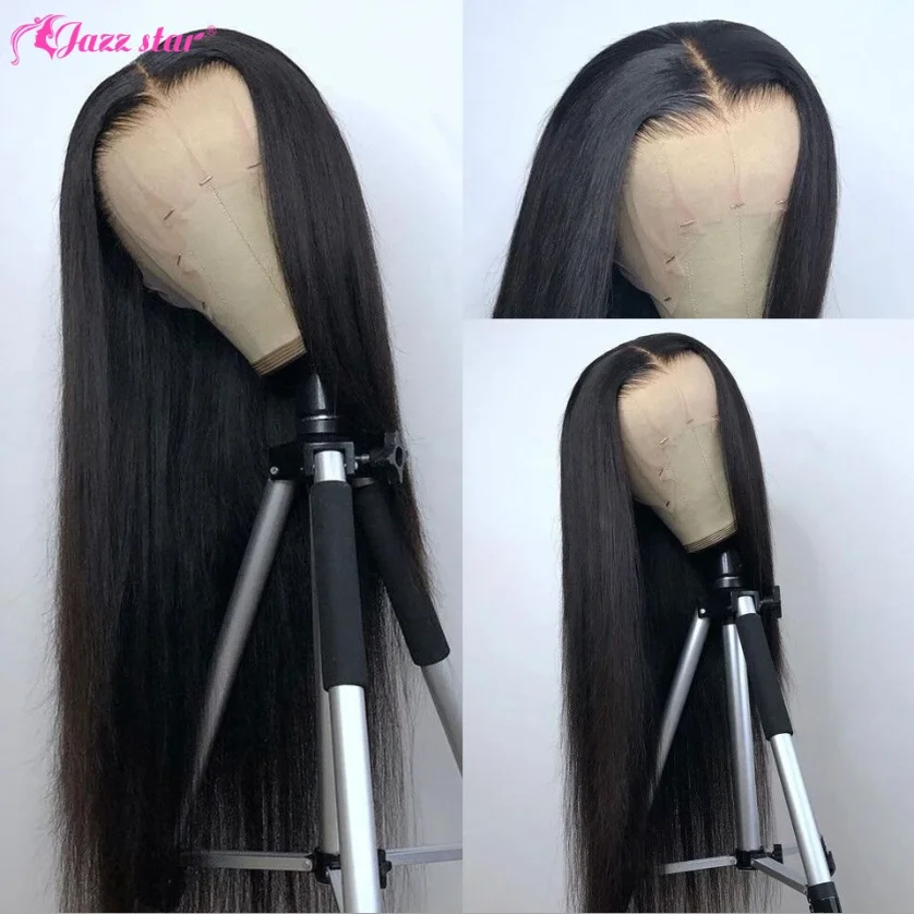 32 inch Straight Lace Front Wigs Transparent Lace Frontal Wig Human - £75.36 GBP+