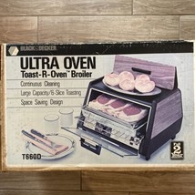 Vintage Black &amp; Decker Toast R Oven Broiler T660D New Open Box - Under Cabinet - £236.06 GBP
