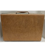 Vintage Samsonite Distressed Brown Leather Executive Briefcase Luggage A... - $52.97 CAD