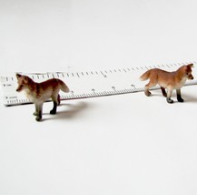Doll House Shoppe 3 Toy Fox Figures 11959 Micro-Mini Miniature - £3.53 GBP
