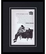 1960 Conn Organ Framed 11x14 ORIGINAL Vintage Advertisement  - £33.50 GBP