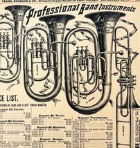 1969 Dupont Brass Cornets 1901 Repro Advertisement Band Instruments DWU16G - $35.02 CAD