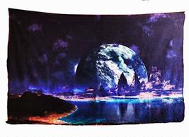 Traditional Jaipur Planet Tapestry Mountain Tapestry 3D Printing Galaxy Stars Ta - £23.97 GBP