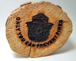 Smokey Bear Only You Can Prevent Forest Fires Wood Plaque - $19.95
