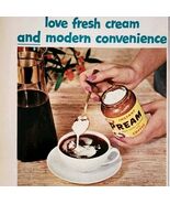 1956 Pream Dairy Coffee Creamer Advertisement Drink Mix Frosting Recipe ... - $28.01 CAD