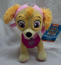 Nick Jr. Paw Patrol Skye The Pink Puppy Dog 7&quot; Plush Stuffed Animal Toy New - £15.80 GBP