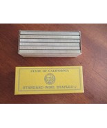 VINTAGE State of California 5000 Standard Wire Staples 1/4&quot; 2-688-81 T56... - $318.73 MXN