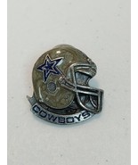 Vintage Dallas Cowboys Pewter Enamel Pin Official TEAM NFL Brand Footbal... - $8.79