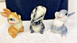 40&#39;s 3 Pc Disney American Pottery LA Thumper Flower Miss Bunny In Great ... - $131.81 CAD