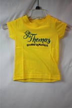 NWT Marky G Apparel Girls&#39; Printed St. Thomas Graphic Tee Yellow Size 3T - £19.73 GBP