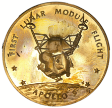 Apollo 9~1st Lunar Module Flight~1969 Bronze Proof Medallion~Franklin~#M108 - £17.79 GBP
